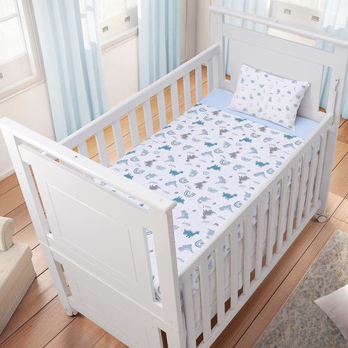 JOGO DE LENÇOL AMERICANO - ESTAMPADO/LISO- 3 PEÇAS # 340090 - BUBLIM