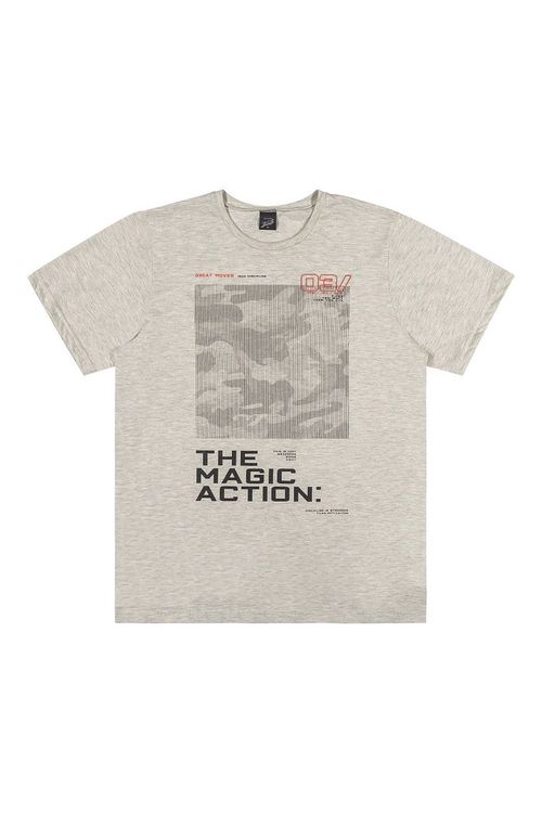 CAMISETA JUVENIL -  MASCULINO - TAMANHO 10 AO 18 # 26870 - ELIAN