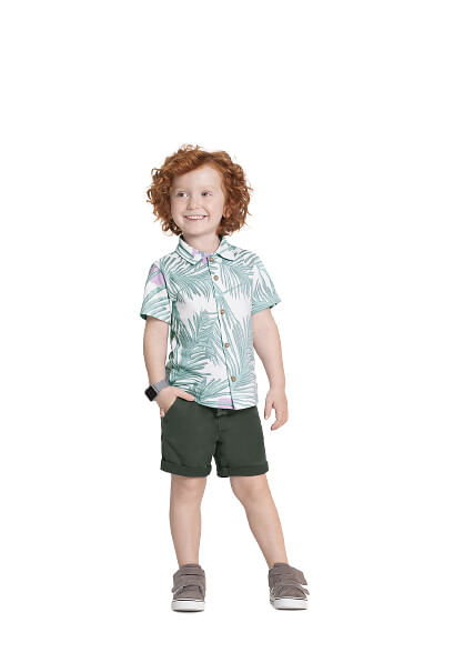 CAMISA INFANTIL - MASCULINO - TAMANHO 1 # 39695 - LUNENDER ALAKAZOO