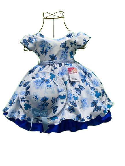 VESTIDO DE FESTA - TAMANHO 1 AO 3 # 2802 - W. K. GIRLS