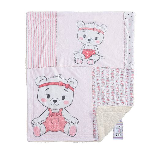 COBERTOR PERSONALIZADOS - COM SHERPA # 226.026 - BABY 2U