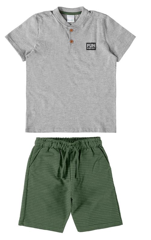 CONJUNTO INFANTIL - MASCULINO - TAMANHO 4 AO 8 # 1000109518 - MALWEE