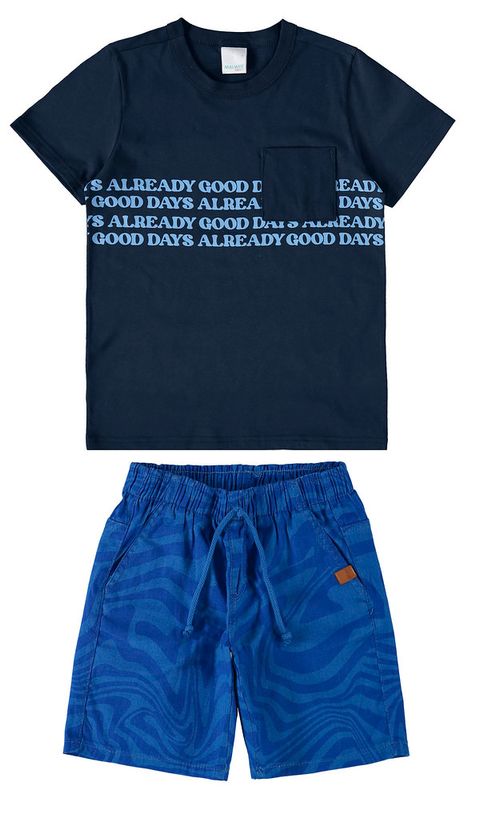 CONJUNTO JUVENIL - MASCULINO - TAMANHO 10 AO 16 # 1000109527 - MALWEE