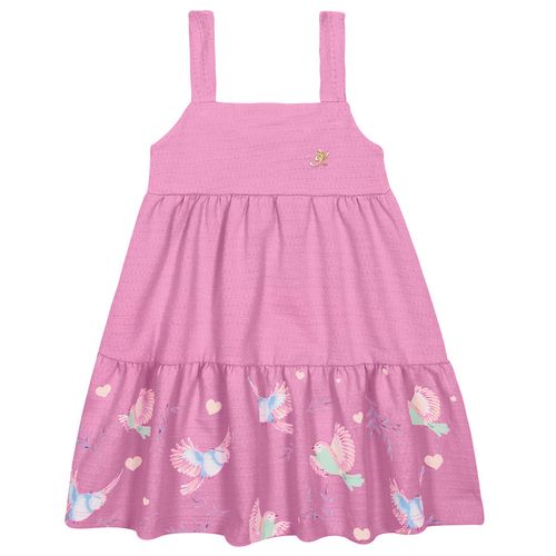 VESTIDO INFANTIL - FEMININO - TAMANHO 2 AO 3 # 11035 - KIKO E KIKA