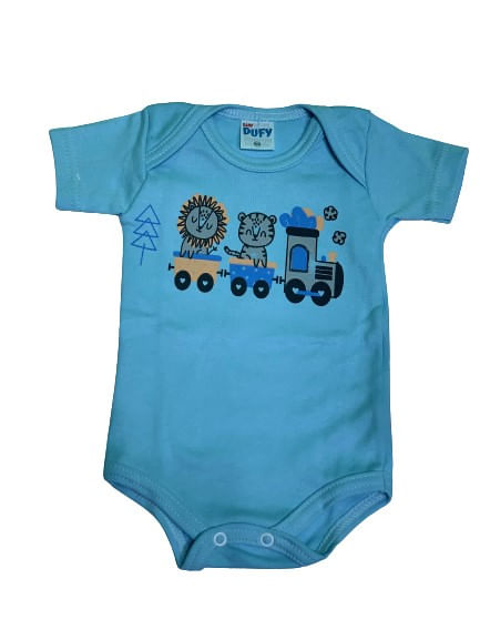 KIT BODY MANGA CURTA - 3 UNIDADES - TAMANHO RN AO G # 1106 - BABY DUFY