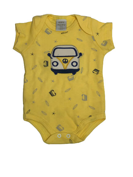 KIT BODY MANGA CURTA - 3 UNIDADES - TAMANHO RN AO G # 4364N