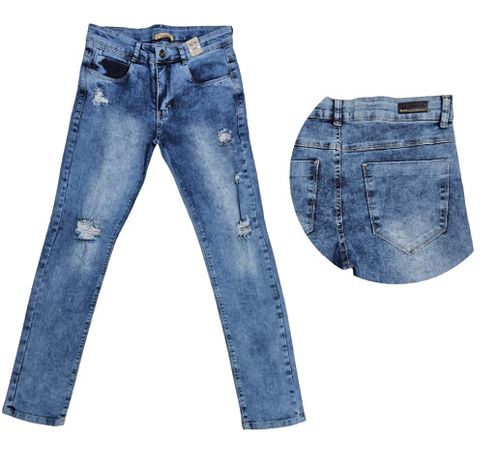 CALÇA JEANS - MASCULINO - TAMANHO 10 AO 16 # 4461 - PAPARREL