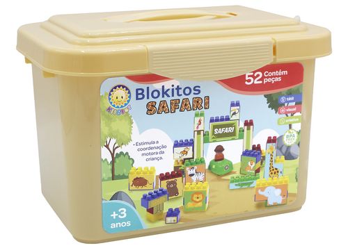 BLOKITOS SAFARI - 52 PEÇAS # 81385 - KITSTAR