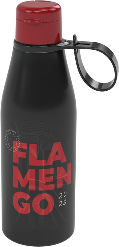 GARRAFA ABRE FÁCIL 530ML - FLAMENGO # 16052 - PLASUTIL