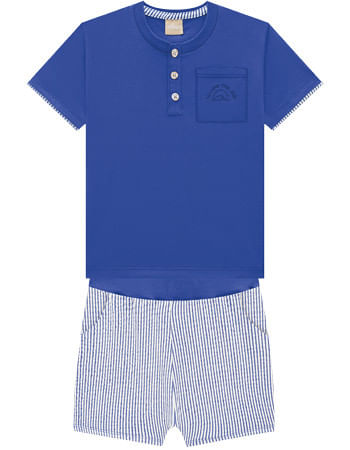 CONJUNTO MASCULINO - TAMANHO 2 AO 3 # 15437 - MILON