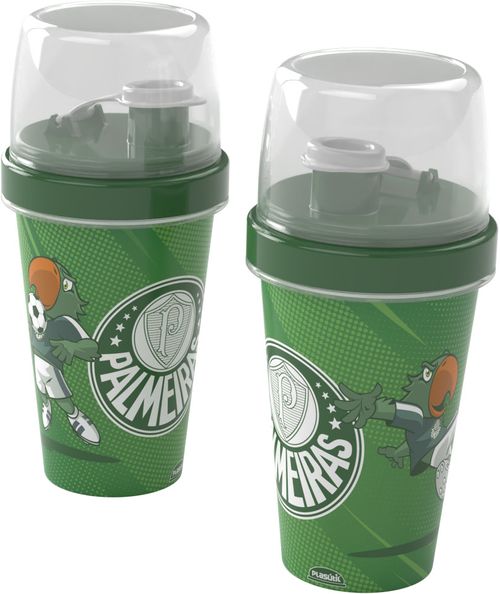MINI SHAKEIRA PALMEIRAS 320ML # 16178 - PLASUTIL