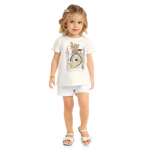 BLUSA INFANTIL - FEMININO - TAMANHO  4 AO 8 # 15326 - MILON