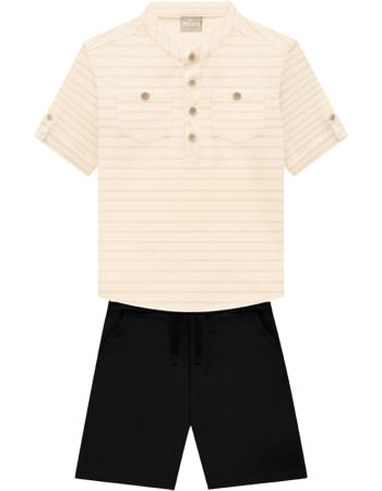 CONJUNTO JUVENIL - MASCULINO - TAMANHO 10 AO 14 # 15513 - MILON