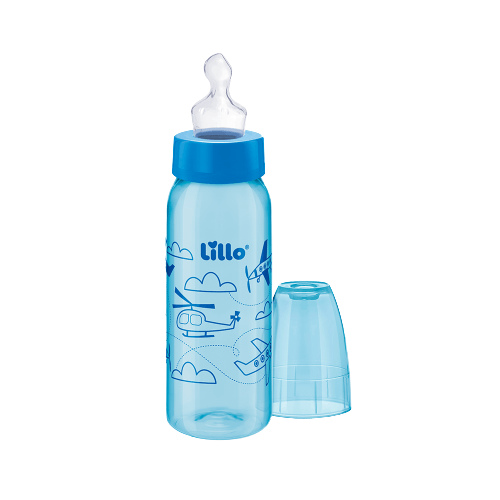 MAMADEIRA SILICONE ORTO DIVERTIDA - TAMANHO 2 - 240ML # 633821- LILLO