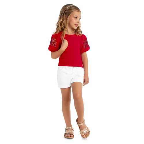 BLUSA INFANTIL - FEMININO - TAMANHO 4 AO 8 # 15222 - MILON
