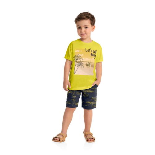 CONJUNTO INFANTIL - MASCULINO - TAMANHO 4 AO 8 # 15499  - MILON