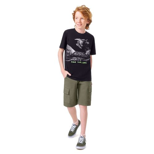 BERMUDA JUVENIL - MASCULINO - TAMANHO 10 AO 16 # 81730 - LEMON