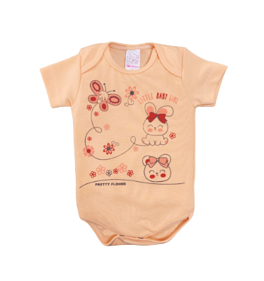 KIT BODY MANGA CURTA - FEMININO - 3 UNIDADES -TAMANHO RN AO EG # 7863 - PETUTINHA