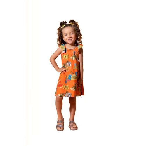VESTIDO INFANTIL - FEMININO - TAMANHO 4 AO 8 # 601250 - NANAI