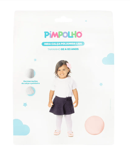 MEIA CALÇA - TAMANHO  02 A 03 ANOS # 0009522 - PIMPOLHO