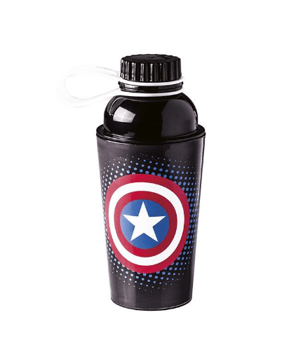 GARRAFA VIP CAPITÃO AMERICA 430ML # 9776 - PLASUTIL