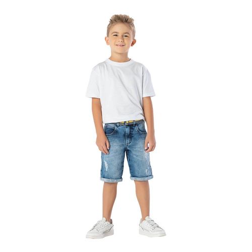 BERMUDA - MASCULINO - TAMANHO 12 AO 16 # 3173SC - MANIA JEANS