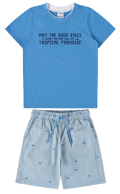 CONJUNTO  MASCULINO - TAMANHO 10 AO 16 # 1000113182 - MALWEE