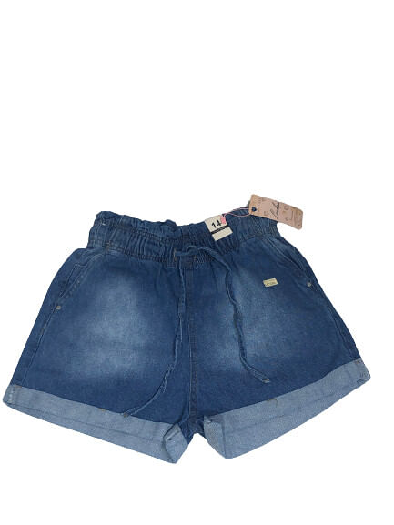 SHORTS JEANS - FEMININO - TAMANHO 10 AO 16 # 5086 - PAPARREL