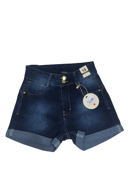 SHORTS JEANS - FEMININO - TAMANHO 10 AO 16 # 3656 - PAPARREL