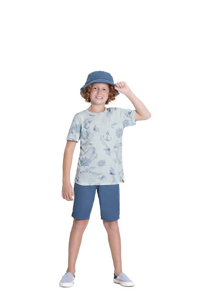 CONJUNTO INFANTIL - MASCULINO - TAMANHO 4 AO 10 # 45952 - LUNENDER ALAKAZOO