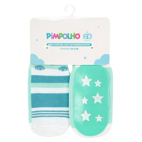 MEIA ANTIDERRAPANTE - MASCULINO - TAMANHO  21 AO 25 # 0009899 - PIMPOLHO