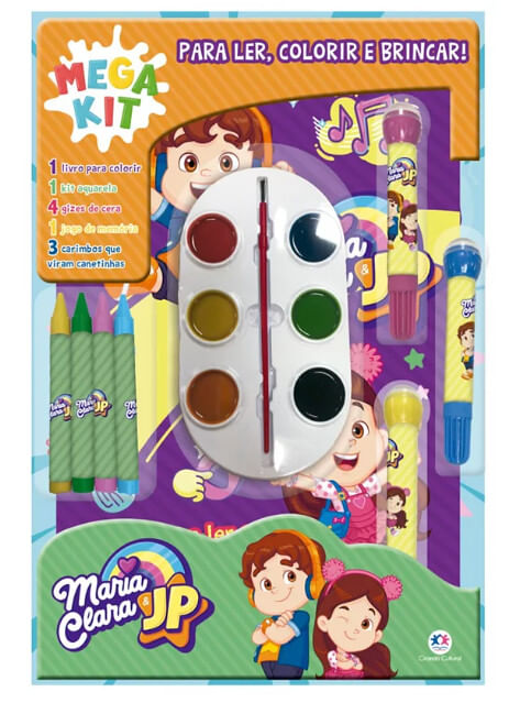 MEGA KIT - MARIA CLARA & JP LER, COLORIR E BRINCAR # 04415 - CIRANDA CULTURAL