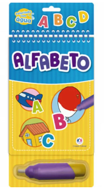 LIVRO COLORINDO COM ÁGUA - ALFABETO # 79194 - CIRANDA CULTURAL