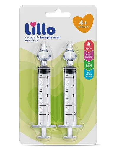 SERINGA DE LAVAGEM NASAL - 2 UNIDADES # 637801 - LILLO