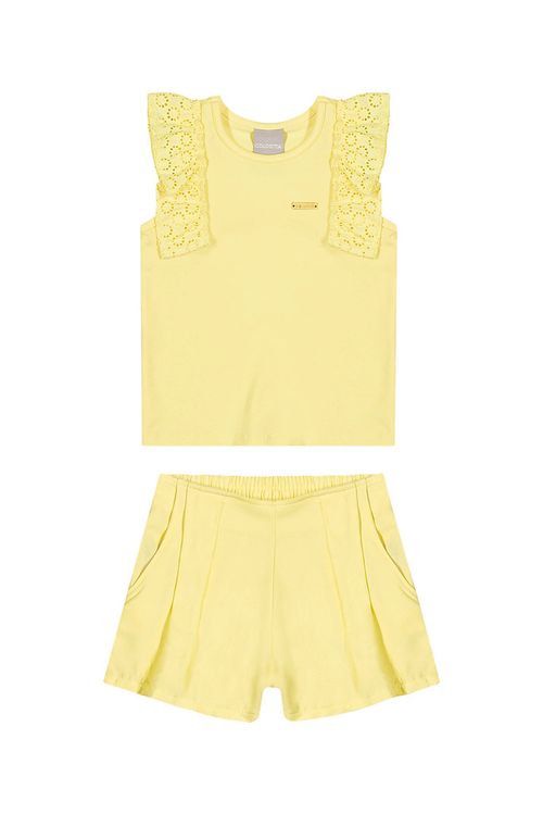 CONJUNTO INFANTIL - FEMININO - TAMANHO 4 AO 8 # 73081 - COLORITTÁ
