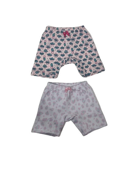 BERMUDA INFANTIL COTTON ESTAMPADO - FEMININO - TAMANHO PP AO GG # 3504 - RELUZ