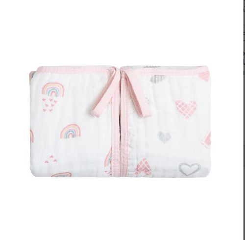 PANINHO DE BOCA SOFT COM PRENDEDOR DE CHUPETA - ESTAMPADO  - 2 UNIDADES # 1538 - PAPI