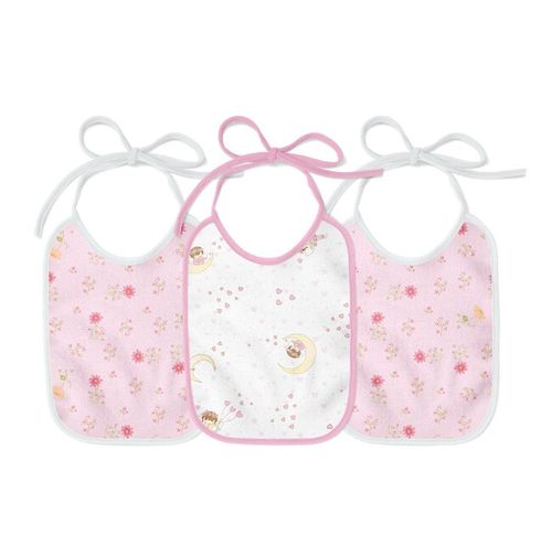 BABADOR FELPUDO E PLASTIFICADO ESTAMPADO - 25X19CM - 3 UNIDADES # 09400 - PAPI
