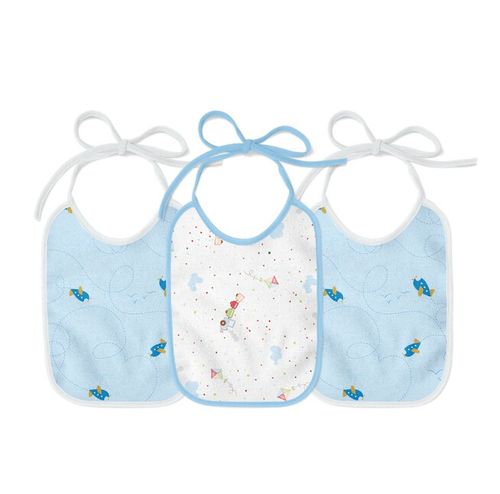 BABADOR FELPUDO E PLASTIFICADO ESTAMPADO - 25X19CM - 3 UNIDADES # 09400 - PAPI