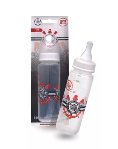 MAMADEIRA BICO ORTO 240ML - CORINTHIANS # 0228 - KIDS GOL