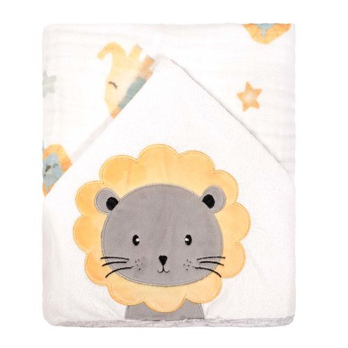 TOALHÃO COM CAPUZ BABY JOY SOFT - ESTAMPADO #  760775 - INCOMFRAL