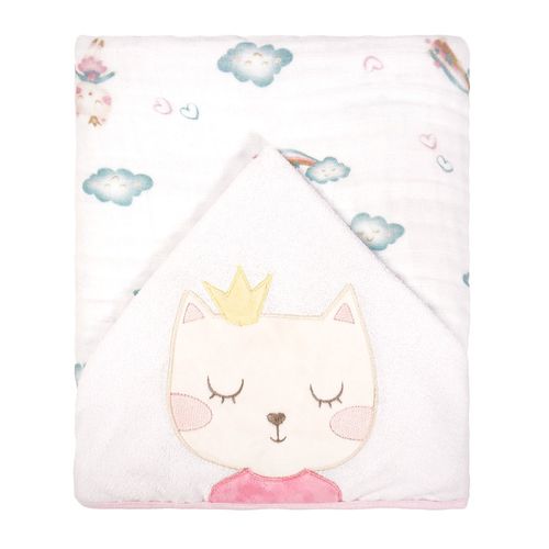 TOALHA COM CAPUZ BABY JOY SOFT - ESTAMPADO # 760765 - INCOMFRAL