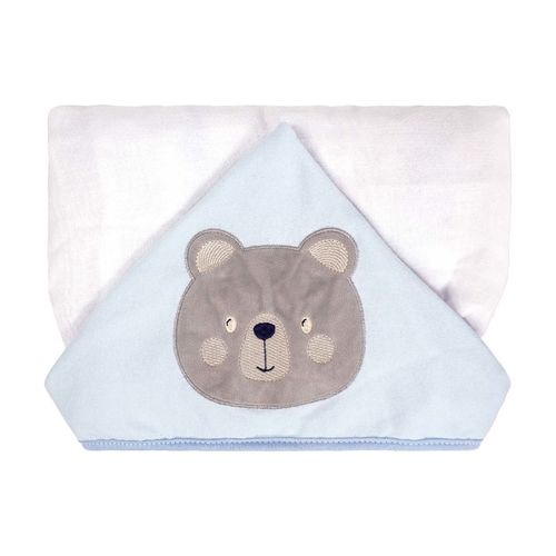 TOALHA COM CAPUZ MALHA BABY JOY  # 760805 - INCOMFRAL