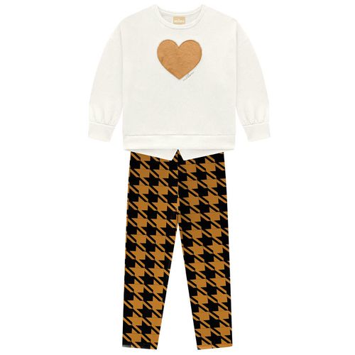 CONJUNTO INFANTIL - FEMININO  - TAMANHO 4 AO 8 # 2000136 - MILON