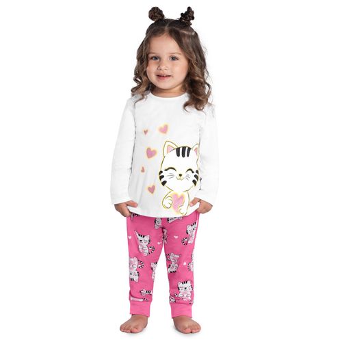 PIJAMA INFANTIL - FEMININO - TAMANHO 4 AO 12 # 1000157 - KYLY