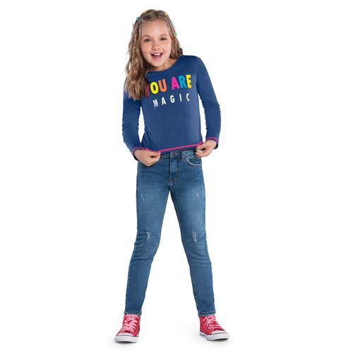 BLUSA FEMININA - TAMANHO 10 AO 16 # 1000078 - KYLY