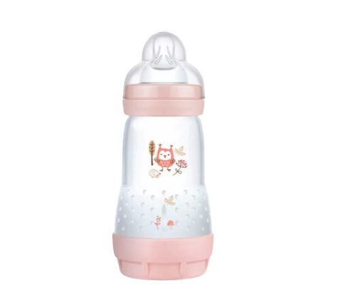 MAMADEIRA MAM EASY START 260ML ROSA # MA01512- MAM BEBE SAUDE