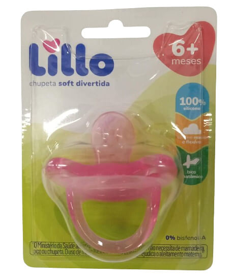 CHUPETA SOFT 100% SILICONE ANATÔMICO - TAMANHO 2 # 639031 - LILLO