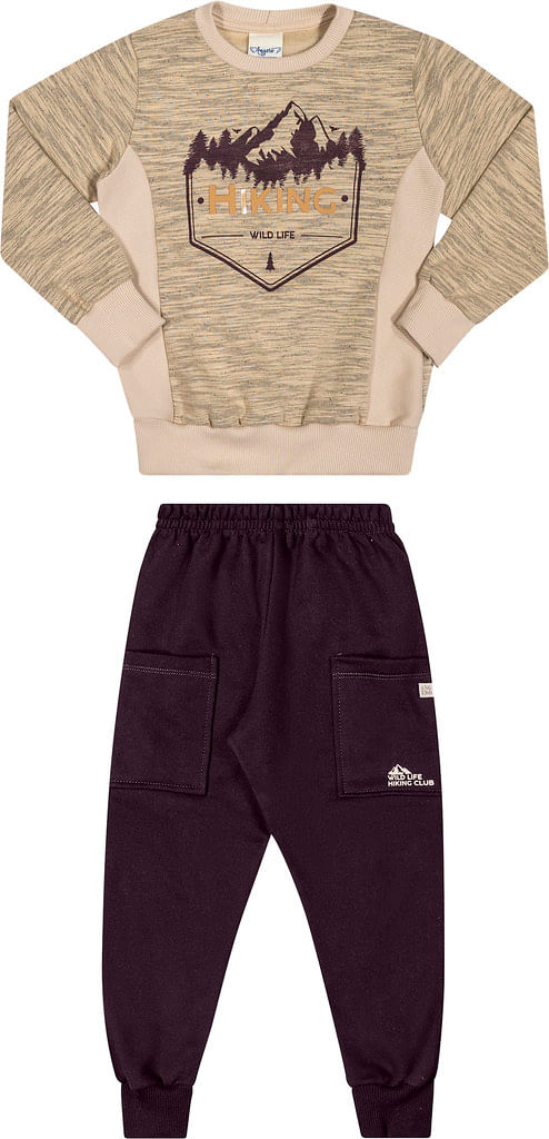 CONJUNTO INFANTIL - MASCULINO - TAMANHO 4 AO 8 # 28598 - ANGERÔ