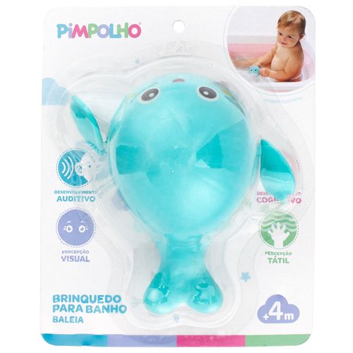 BRINQUEDO BANHO DE DAR CORDA BALEIA # 0300203 - PIMPOLHO